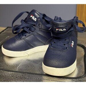 Fila Infant / Toddler High Tops Navy Blue SIZE 7